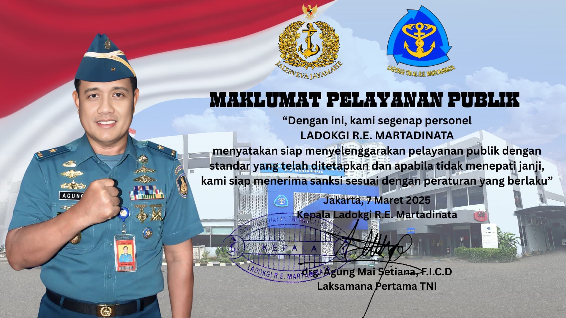 Maklumat Pelayanan Publik LADOKGI R.E. Martadinata